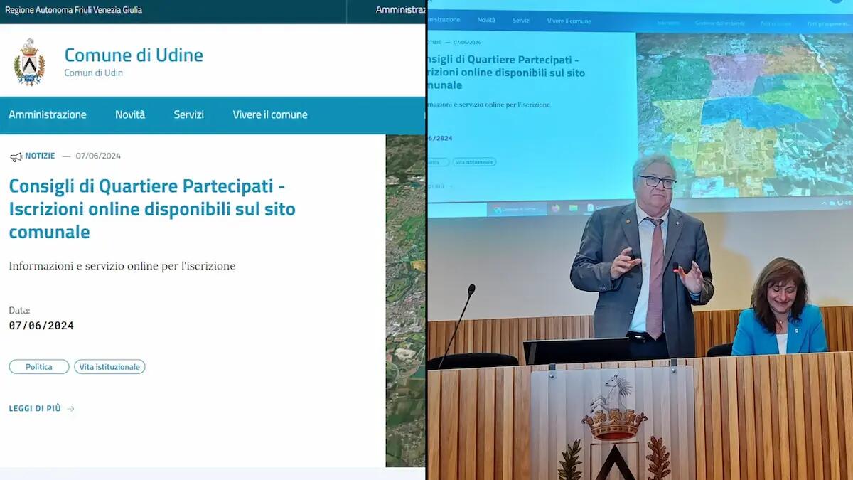 Presentato il nuovo sito del Comune di Udine, spesi 167 mila euro - 