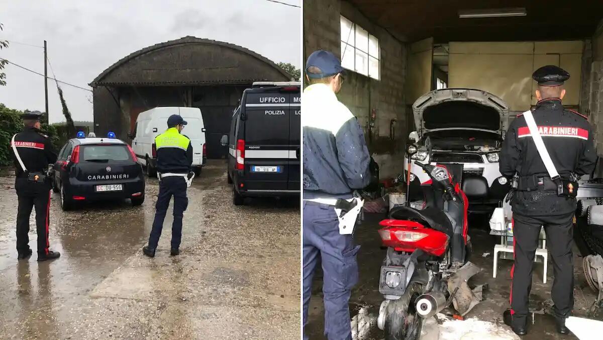 Gestiscono un'officina abusiva, la "soffiata" arriva ai carabinieri: 40mila euro di multe - 