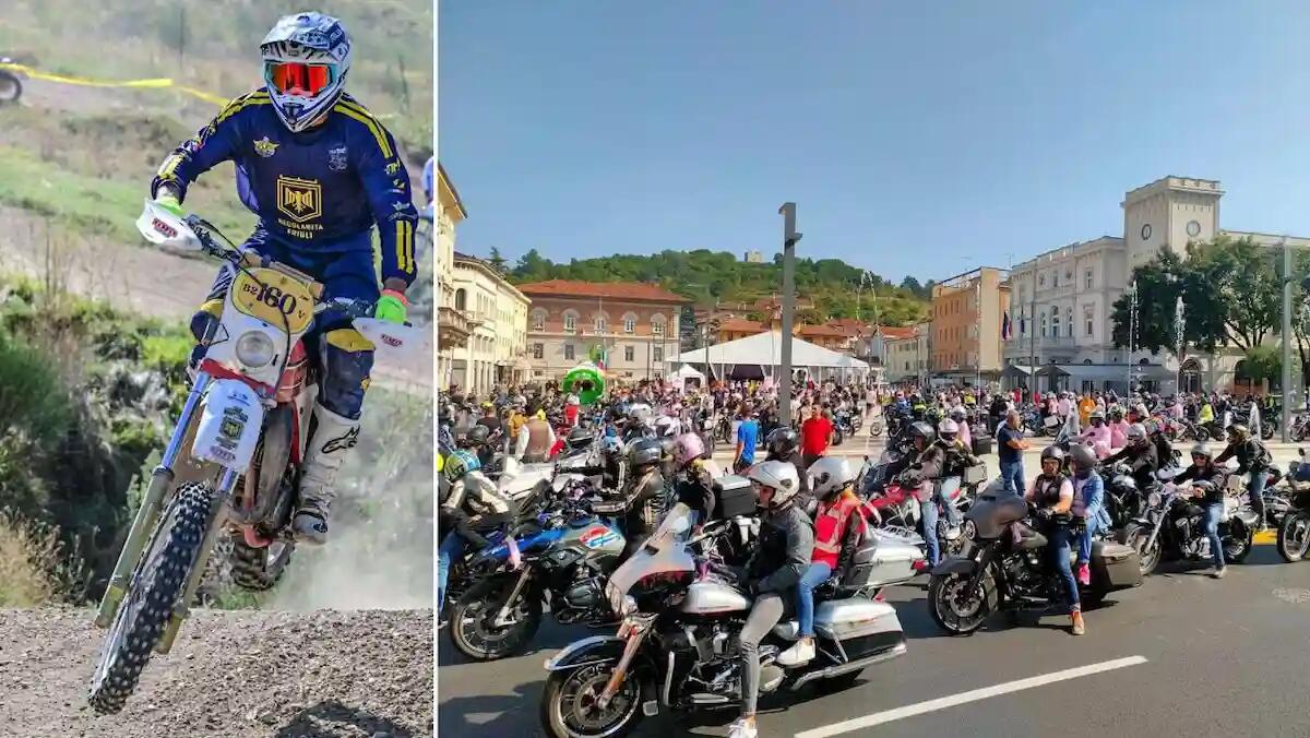 Gianfranco Crivellari inaugura il MotoGiro benefico a Monfalcone - 