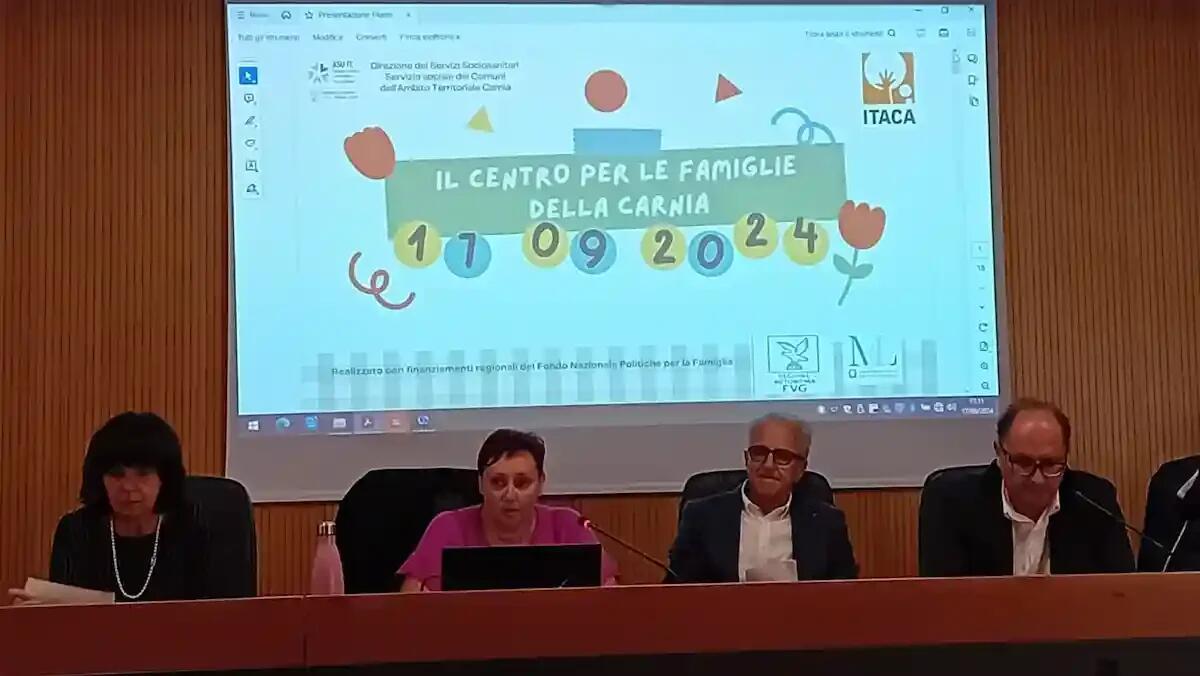 Inaugurato a Tolmezzo il “Centro per le famiglie”: nuovo spazio di supporto e attività - 