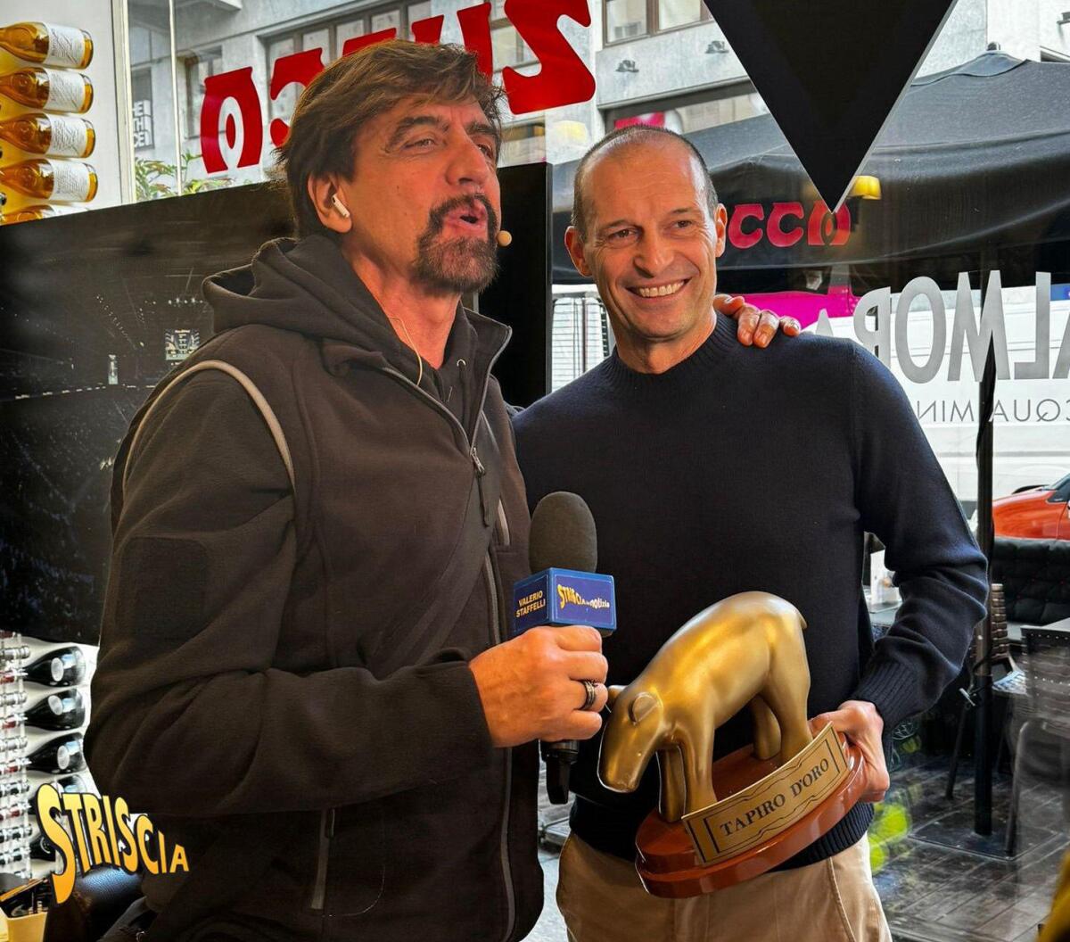 Allegri riceve il quarto Tapiro d'Oro: "L'addio alla Juve non causato da Giuntoli" - 