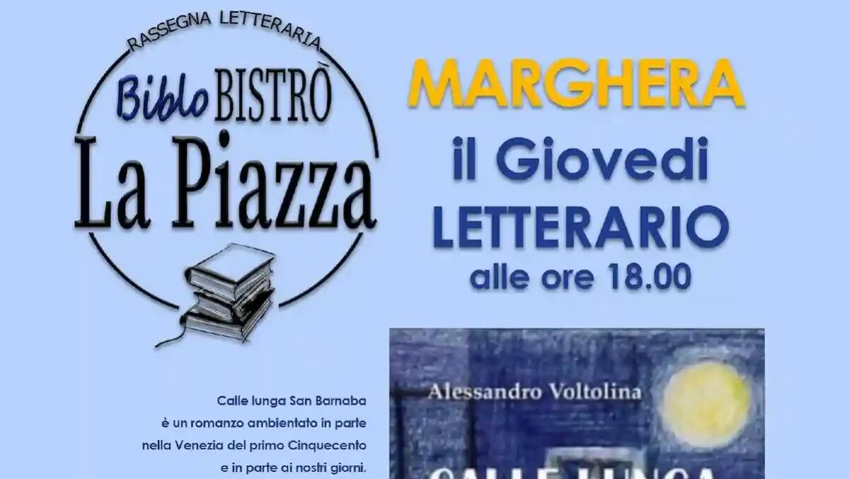BibloBistrò torna a Marghera con Alessandro Voltolina e “Calle lunga San Barnaba” -