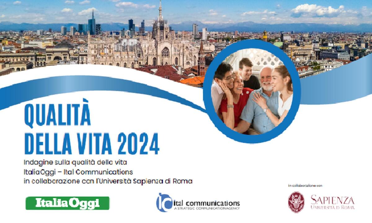 Milano leader nella classifica della qualità della vita, Caltanissetta fanalino di coda - 