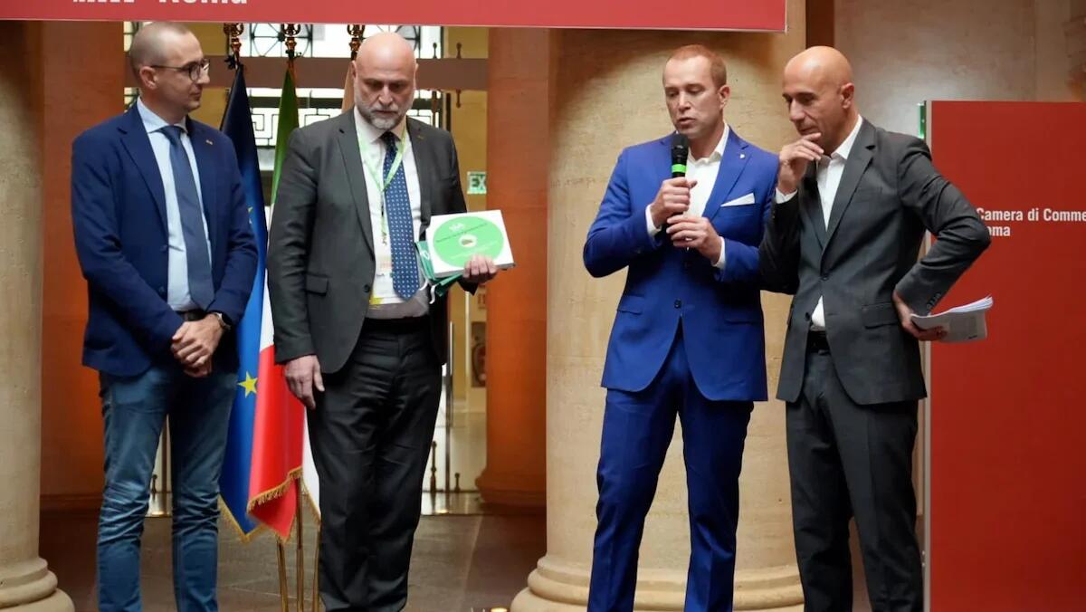 Prosecco Cycling premiata a Roma con il prestigioso premio Bandiera Verde Agricoltura 2024 -