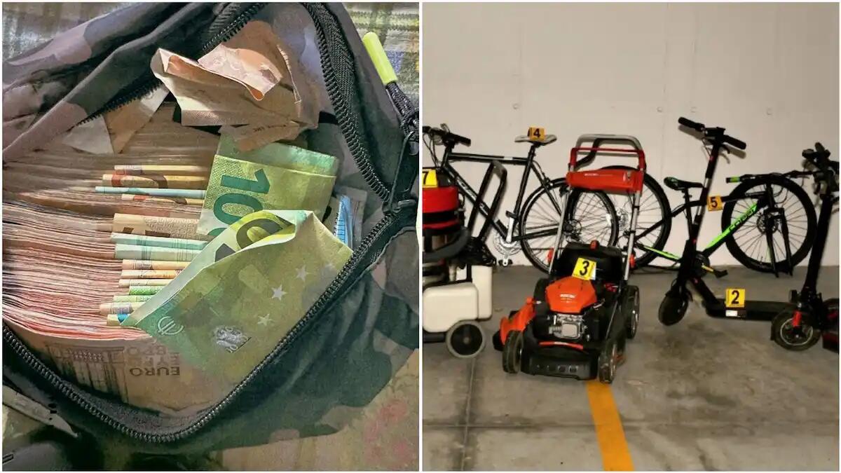 Bazar della droga, oggetti rubati in casa e 20mila euro in contanti:  arrestato marocchino - 