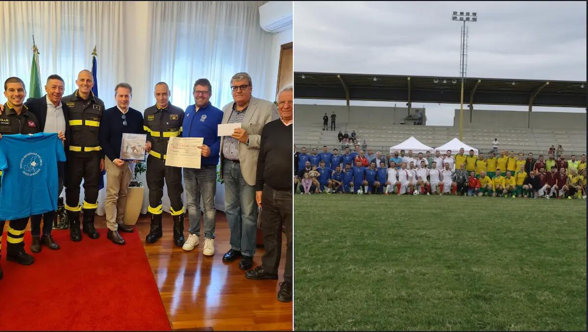 A Villorba il Torneo dei Vigili del Fuoco raccoglie 1.300 euro per chi è in difficoltà -