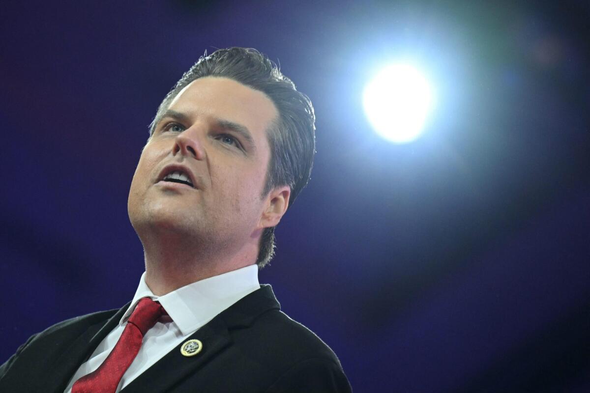 Matt Gaetz rinuncia alla nomina di Trump per guidare il dipartimento di Giustizia - 