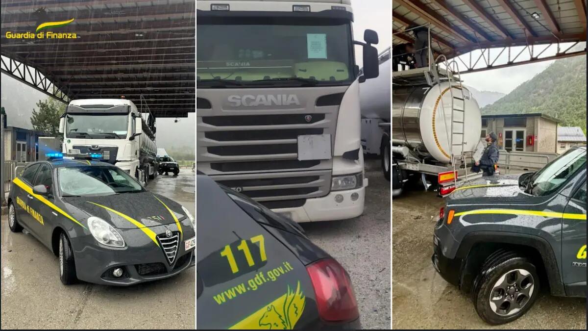 Benzina di contrabbando: due autotrasportatori polacchi denunciati, sequestrati 62.000 litri - 