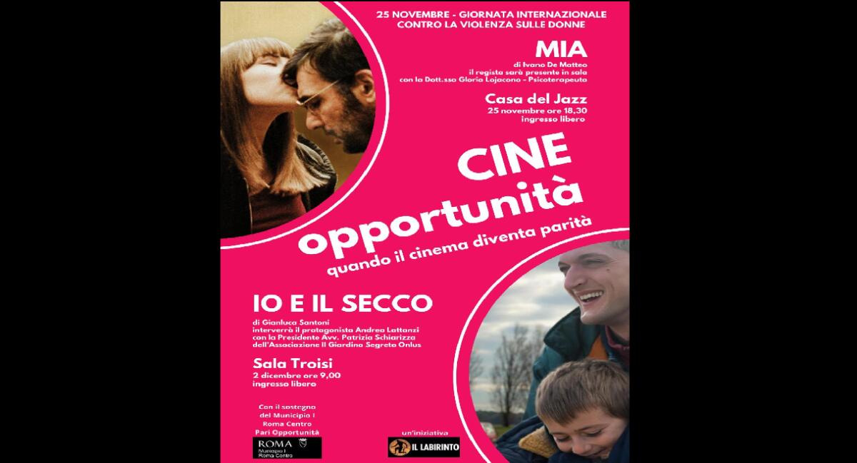 Cinema alla Casa del Jazz di Roma: al via la rassegna 'Cine Opportunità' con il film 'Mia' - 