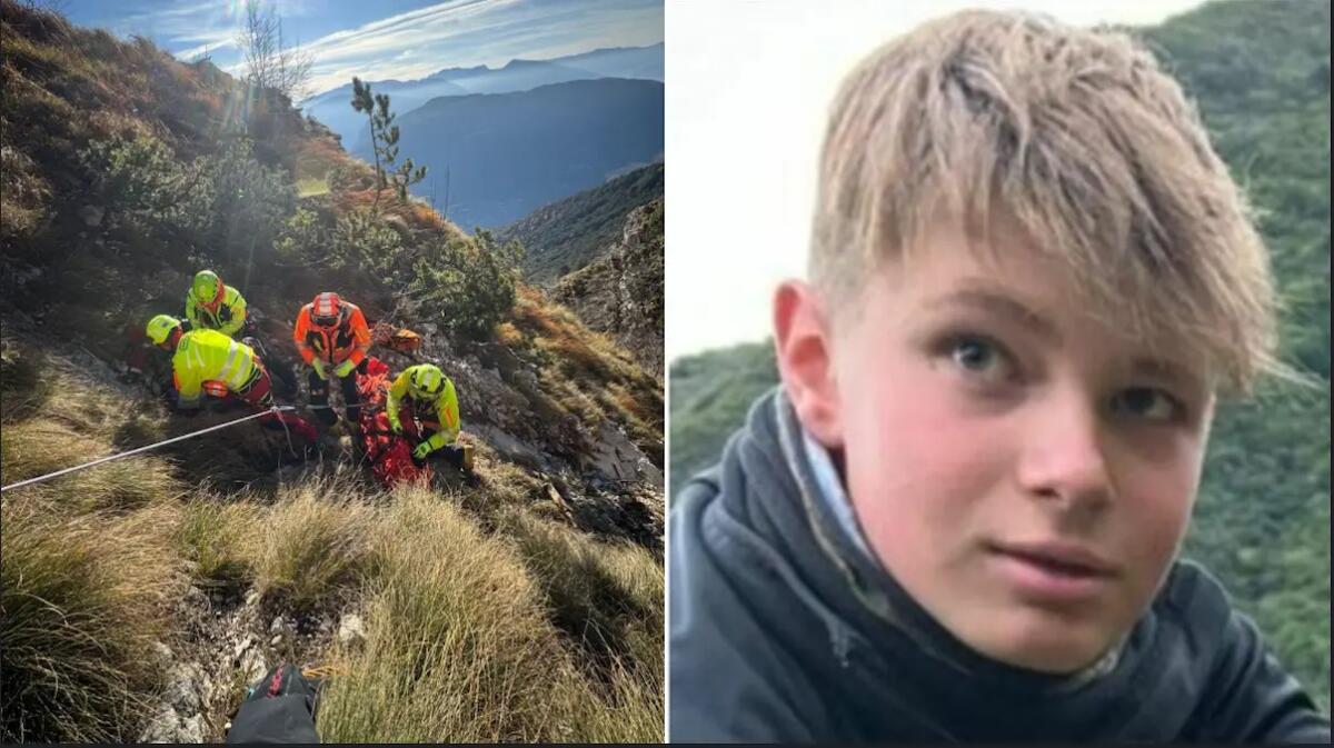 Precipita durante una battuta di caccia con il papà: morto il 14enne Mirko Petrolli - 