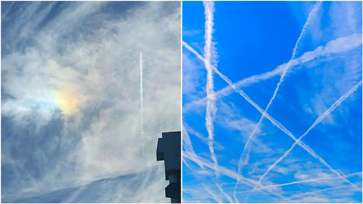 Ieri le "scie", oggi le nuvole “colorate” nel cielo del Nordest: pioggia di segnalazioni - 