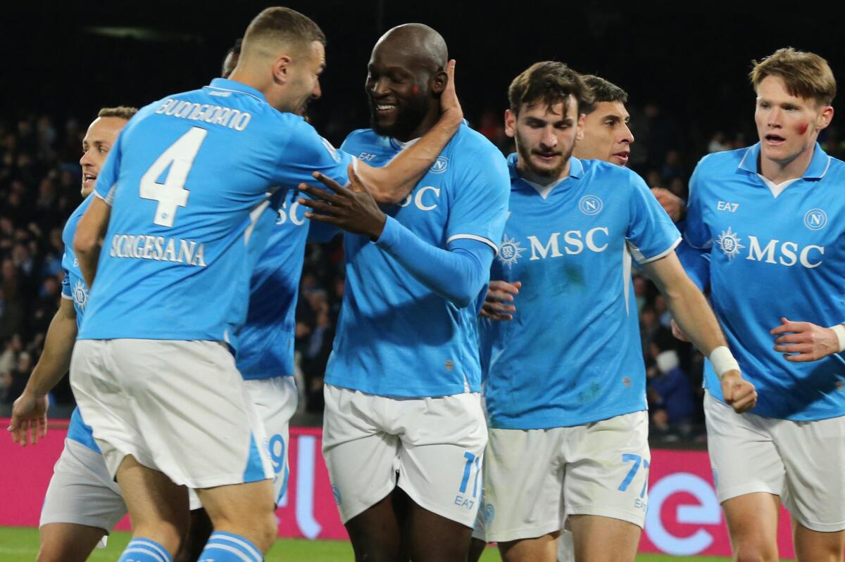 Napoli-Roma 1-0: gol di Lukaku e Conte riporta la squadra in vetta - 