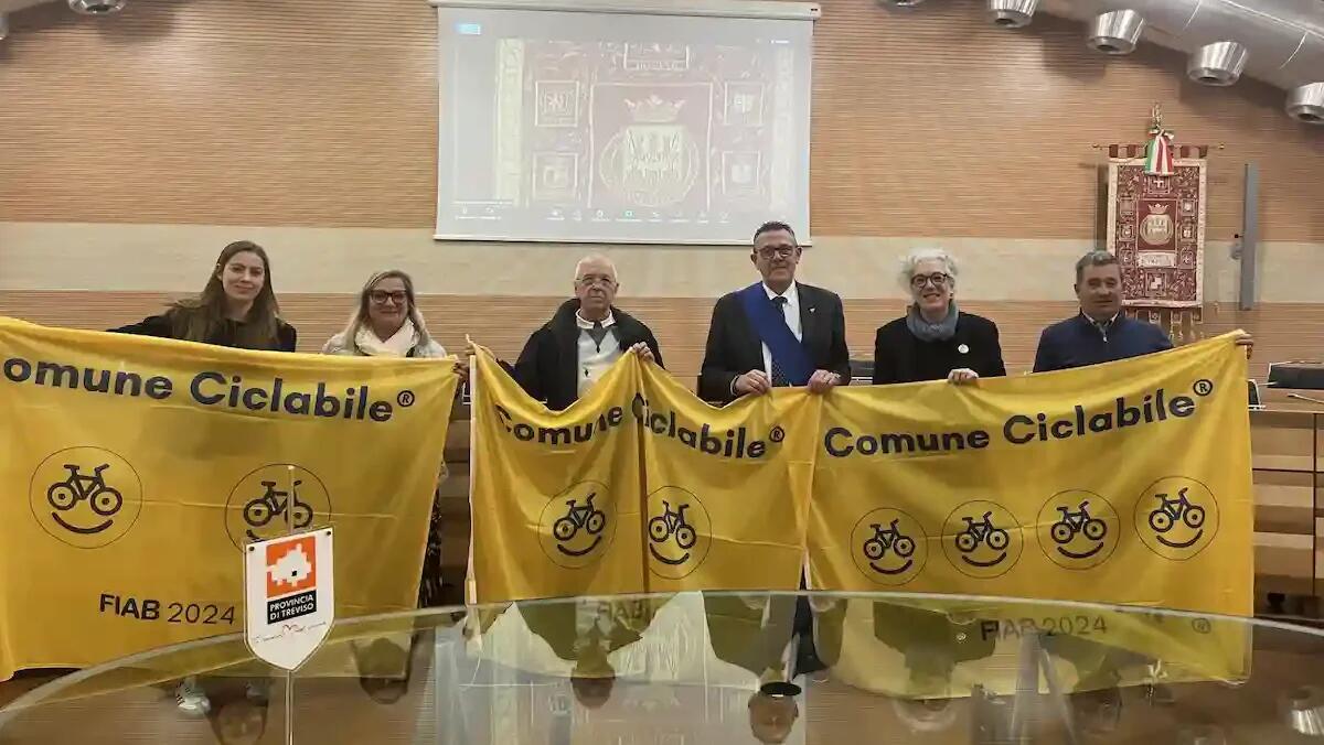 Premiati i Comuni virtuosi della ciclabilità nella Provincia di Treviso -