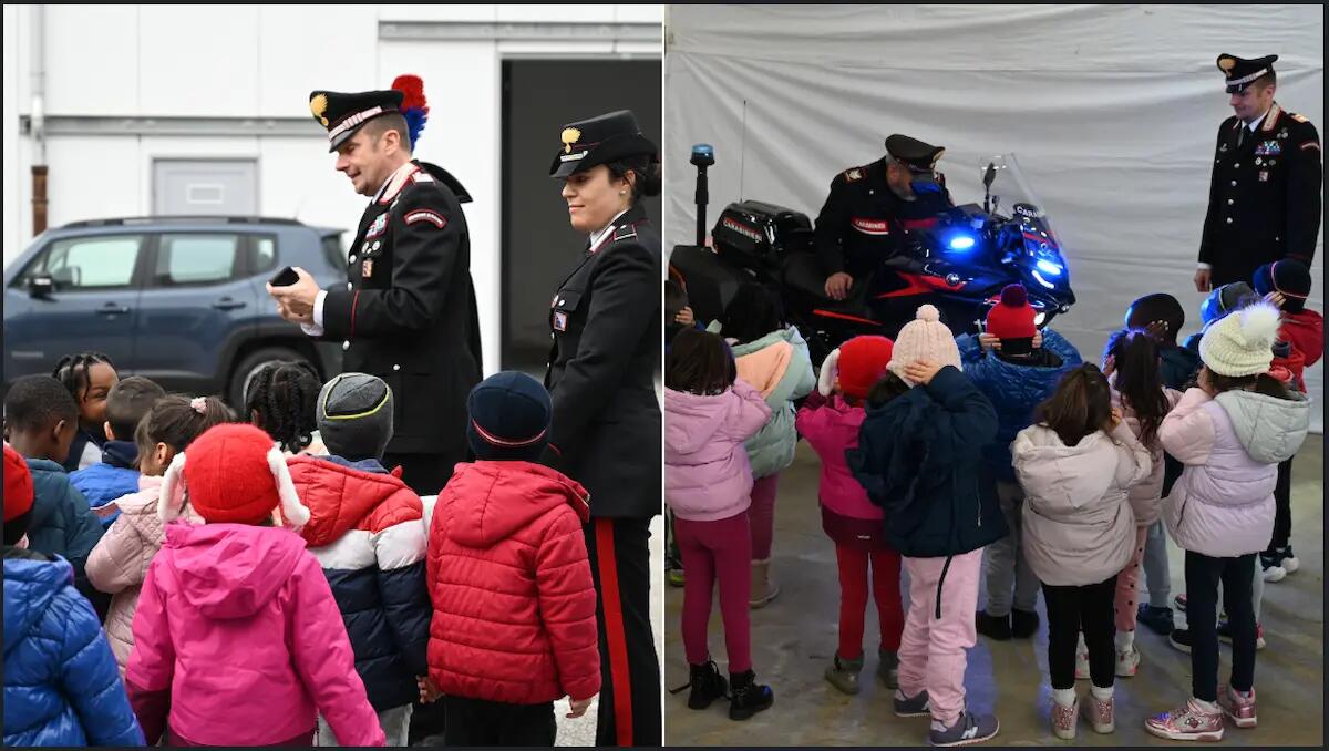 "Un giorno da Carabiniere", i bambini entrano al Comando Stazione di Pordenone -