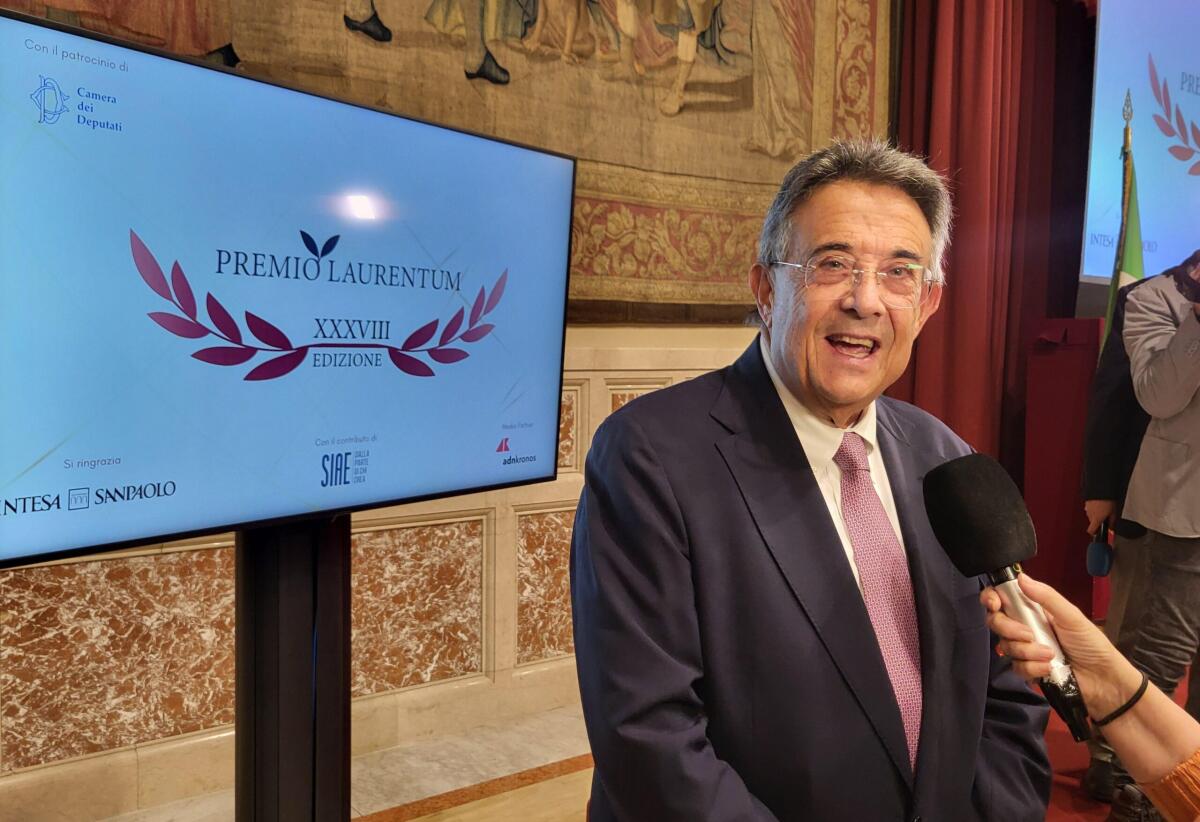 Premi, Roberto Sergio: "Spero che il sogno del Laurentum sia un'ispirazione per i giovani" - 