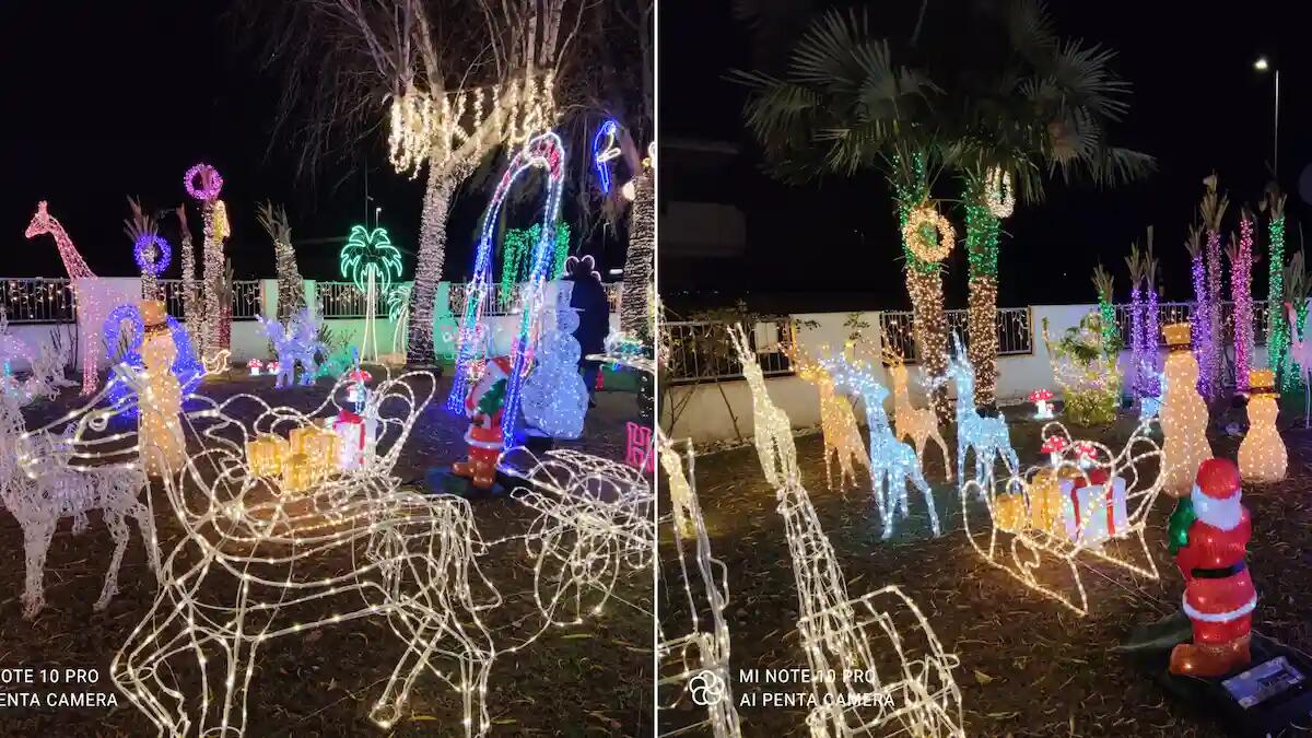 Accesa oggi la magia del Natale in una casa di Feletto Umberto: un’esplosione di luci e colori - 