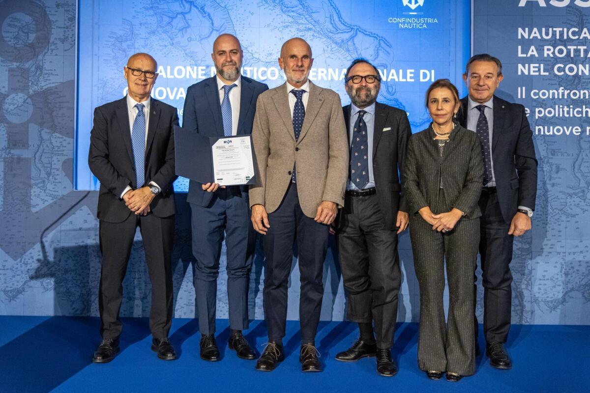 Nautica, Certificazione Iso20121 per gestione sostenibile ottenuta al Salone di Genova - 