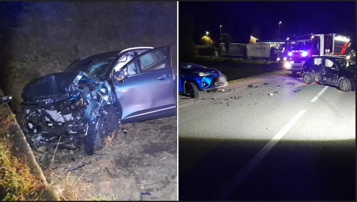 Tremendo scontro tra 4 auto: morta una 33enne, quattro feriti - 