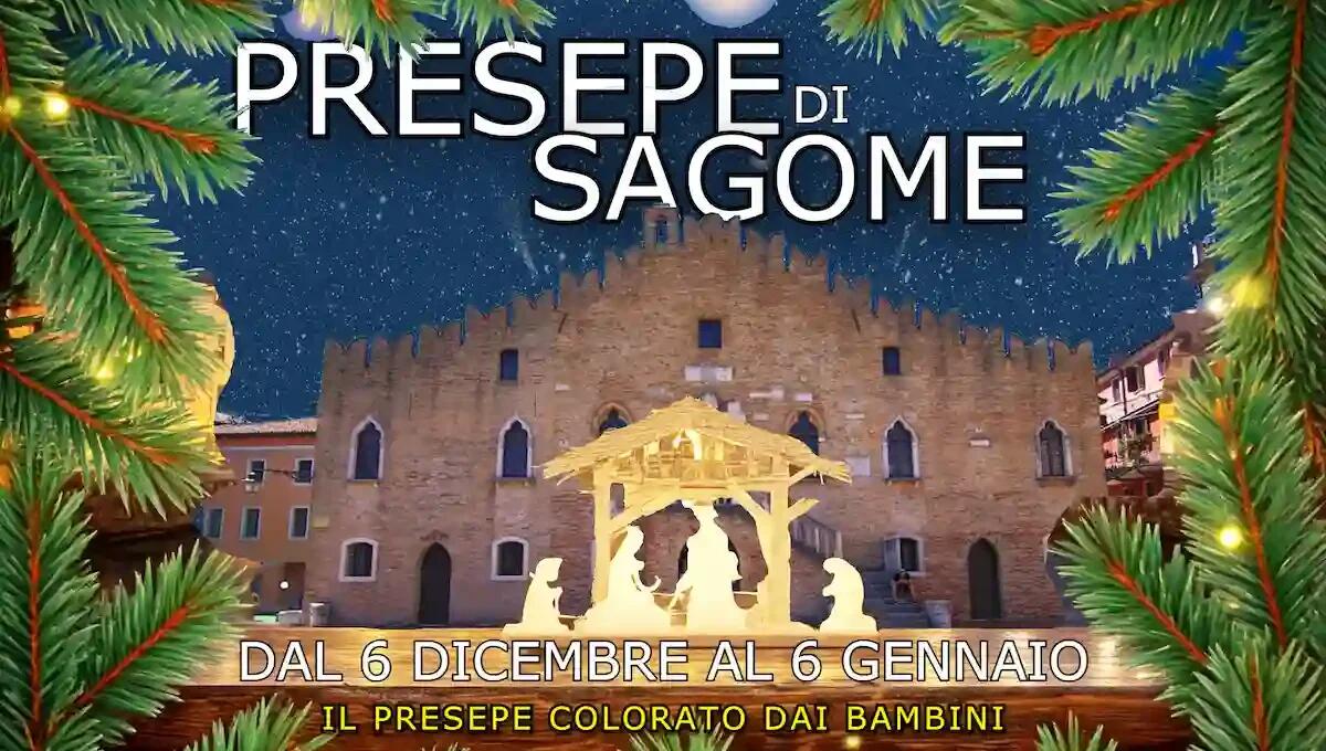 Presepe di Sagome di Portogruaro: il Natale dipinto e decorato dai bambini delle scuole -