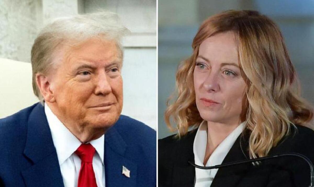 Meloni e Trump si incontrano a Parigi - 