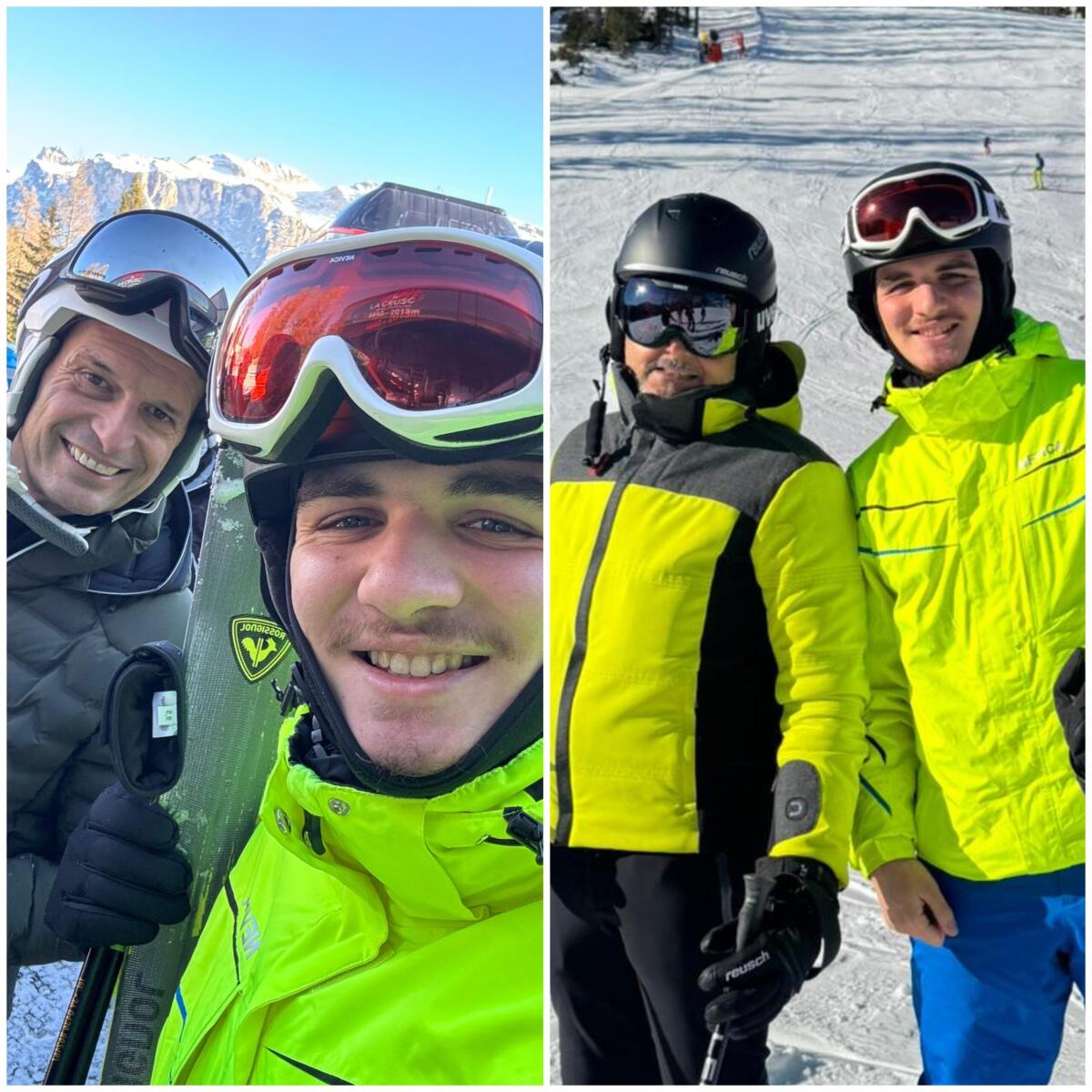 Allegri e Spalletti, dagli allenamenti al divertimento sulla neve: gli slalom dei due tecnici - 