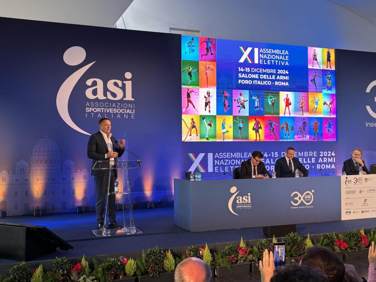 Assemblea Asi: dati impietosi sulla pratica sportiva in Italia e il ruolo fondamentale degli enti per la cultura sportiva - 
