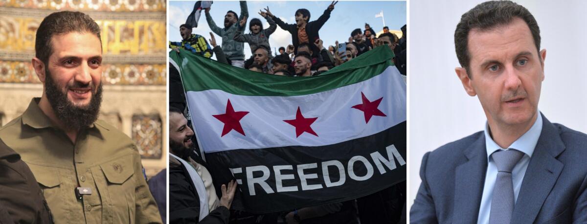 La Siria: i ribelli festeggiano la vittoria islamica, Assad incontra Putin a Mosca, Biden chiede giustizia - 