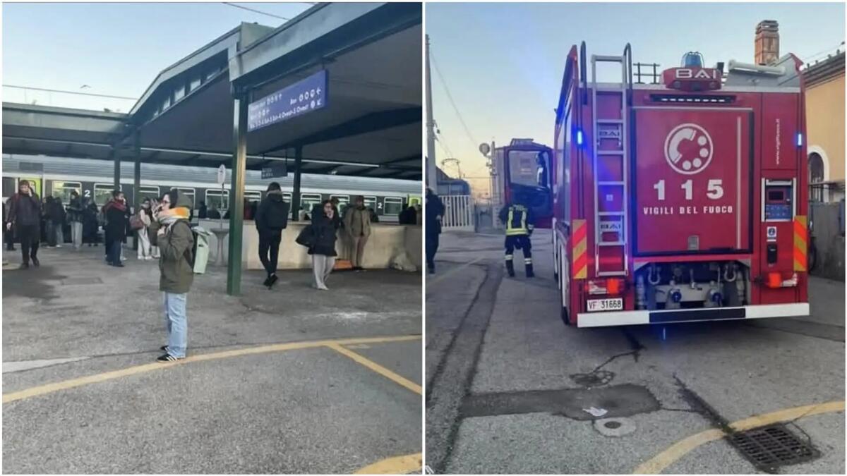 Fumo sul treno passeggeri: evacuati i vagoni, rallentamenti e circolazione ferroviaria sospesa - 