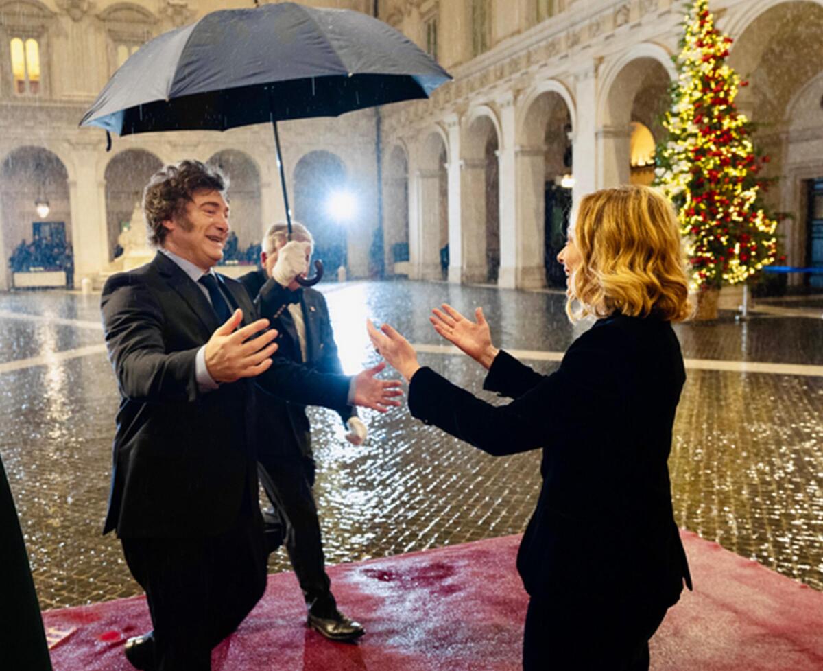 Italia-Argentina, Meloni incontra Milei: "Potenziare la collaborazione" - 