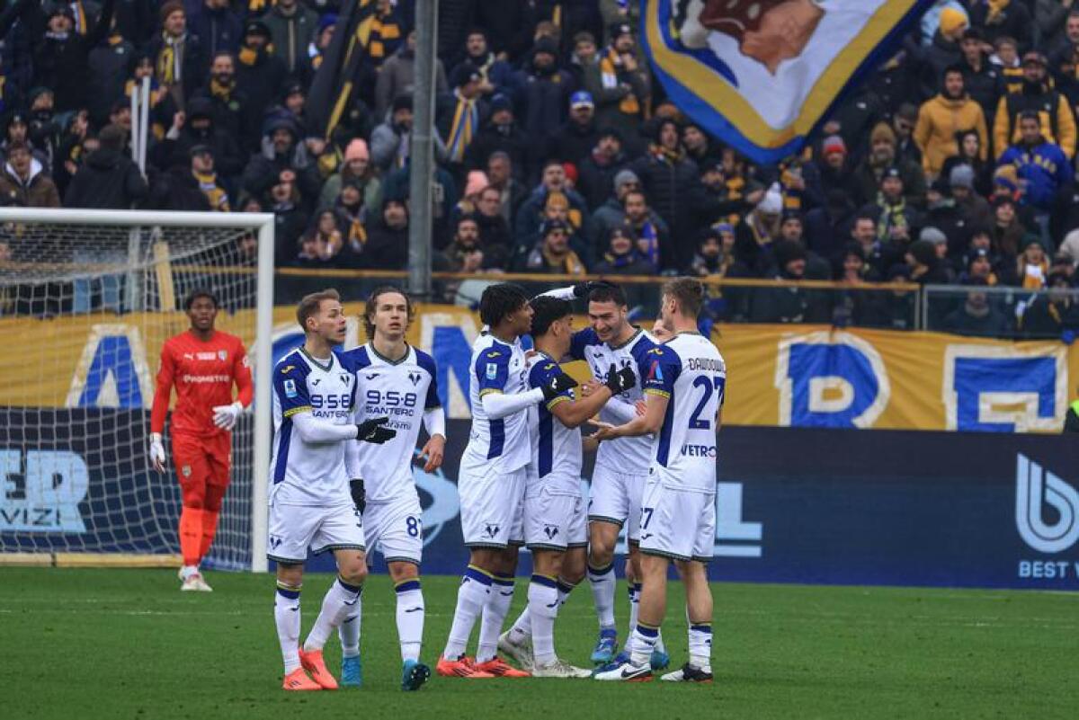 Parma-Verona 2-3, Zanetti segna il terzo gol al Tardini - 
