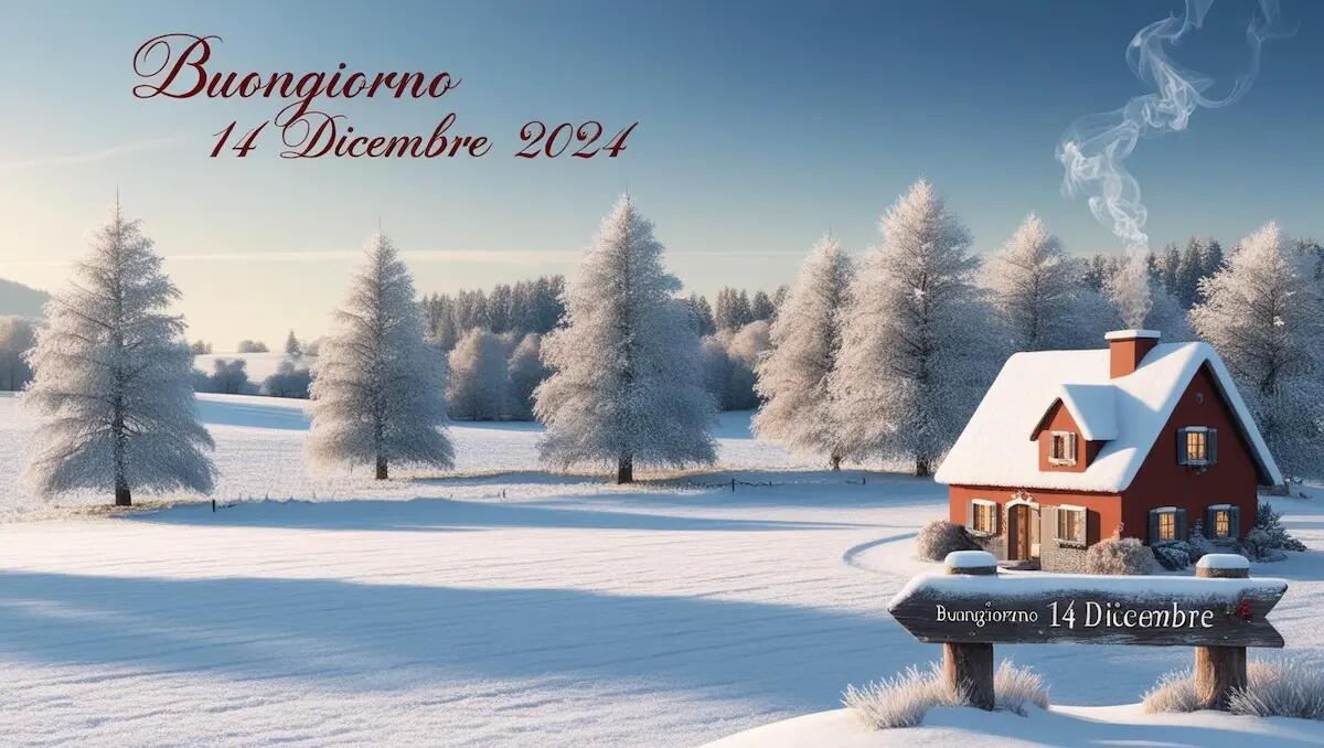 Buongiorno sabato 14 dicembre 2024: le frasi ed immagini più belle da condividere - 