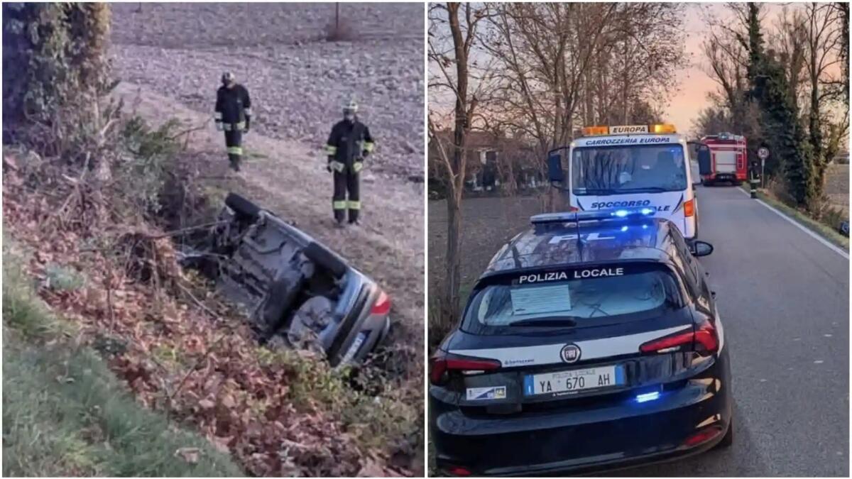 50enne ubriaco si cappotta, l’amico lo soccorre ma anche lui è in stato d'ebbrezza e scappa - 