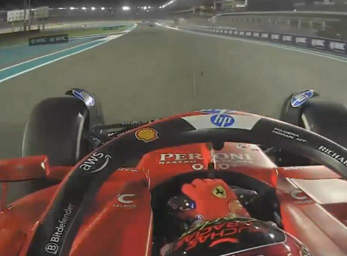 Leclerc deluso: pugni sul volante dopo il Gp di Abu Dhabi - Video - 