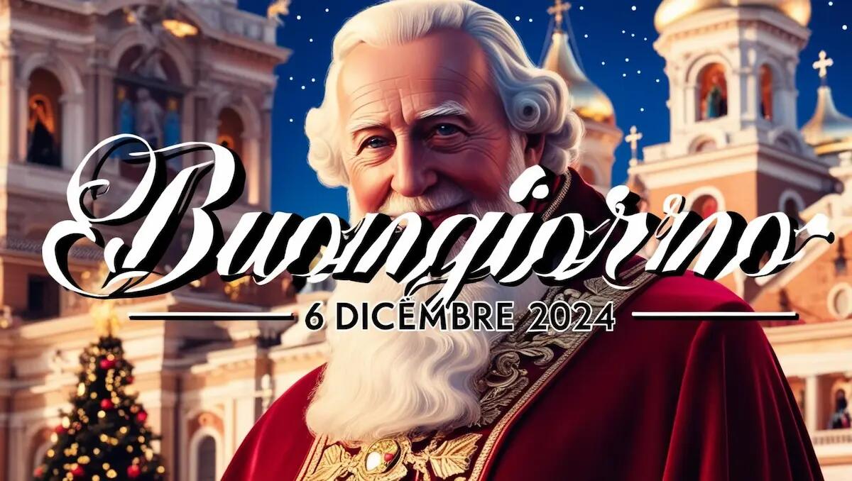 Frasi ed immagini di buongiorno per il 6 dicembre: auguri speciali di San Nicola - 