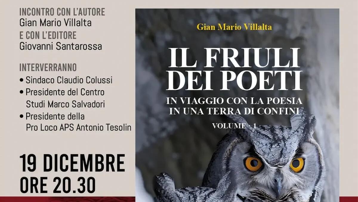 A Casarsa la poesia protagonista: Villalta presenta “Il Friuli dei Poeti” in anteprima - 