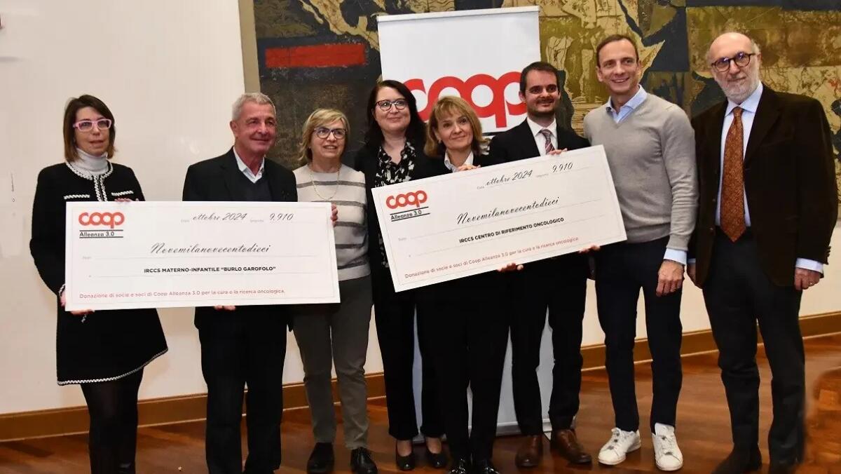 Coop Alleanza 3.0 dona 138mila euro alla ricerca oncologica in Friuli Venezia Giulia - 