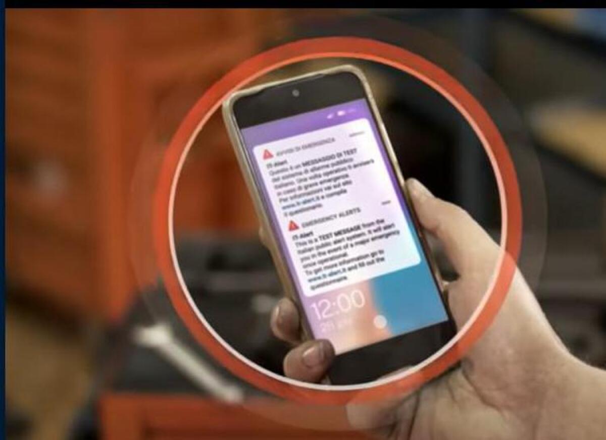 IT-Alert: test simulazione oggi nel Lazio e in Emilia Romagna - orario e avvisi importanti - 