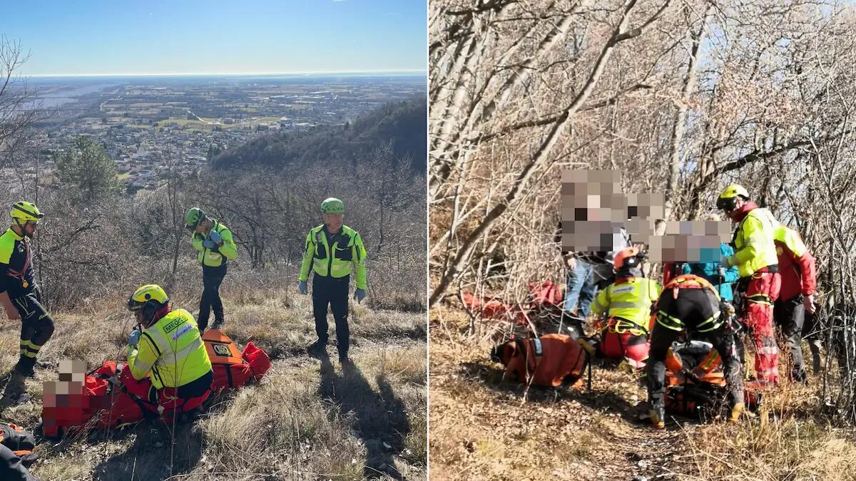 Malore mentre cammina sul sentiero, cade e finisce nel dirupo: soccorso 70enne - 