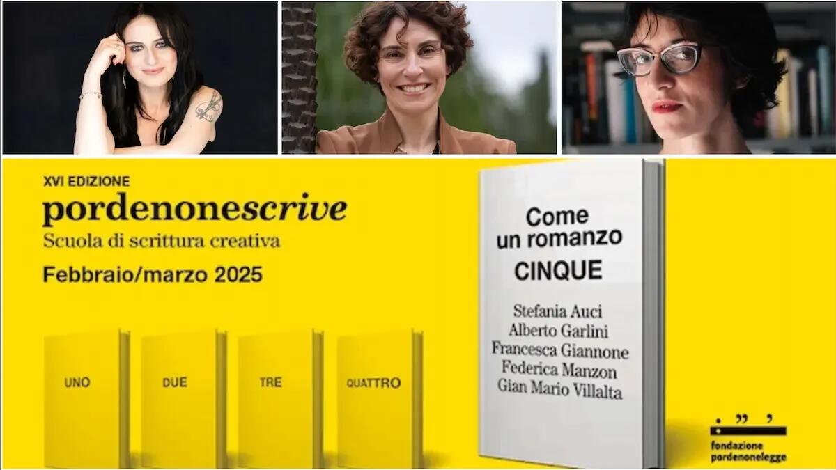 Una scuola di scrittura con i protagonisti della letteratura contemporanea: torna Pordenonescrive -