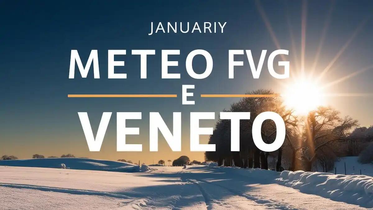 Previsioni meteo per domenica 26 gennaio 2025 in Veneto e Friuli Venezia Giulia - 