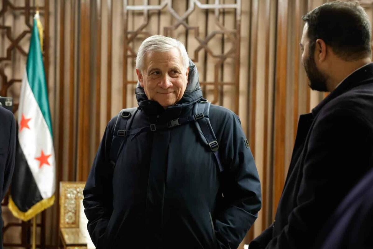 Tajani a Damasco: incontro con leader siriano e rilievo sulla stabilità - 