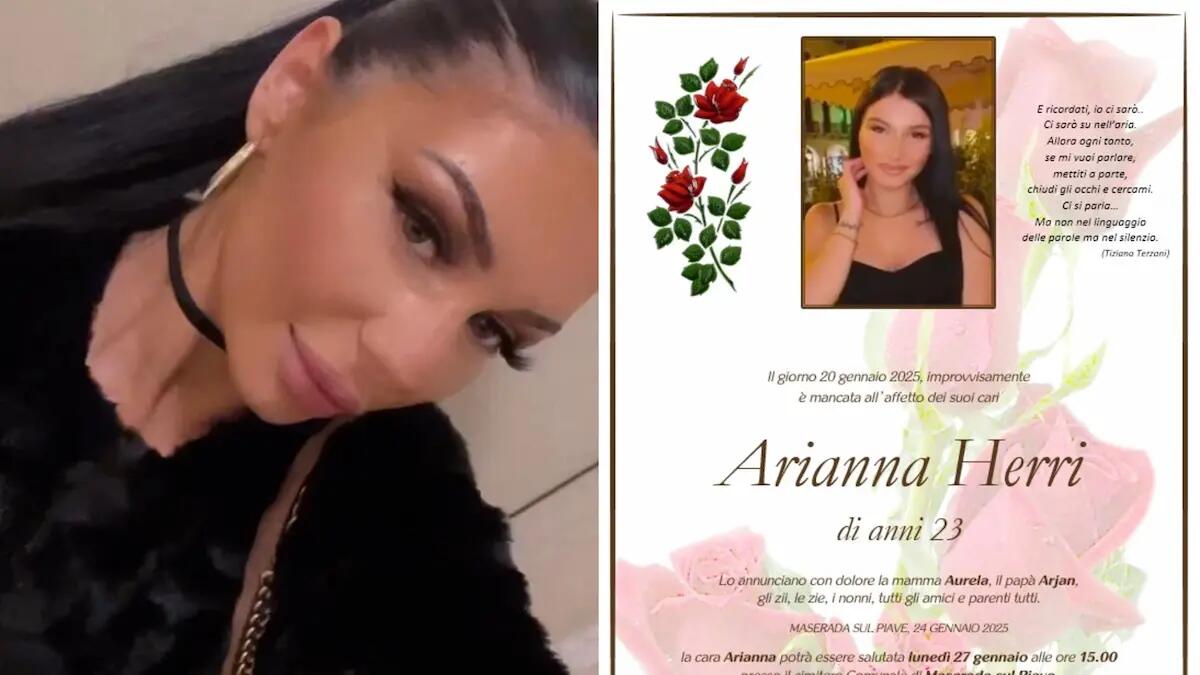 Arianna si spegne a soli 23 anni, la giovane stroncata da una miocardite fulminante - 