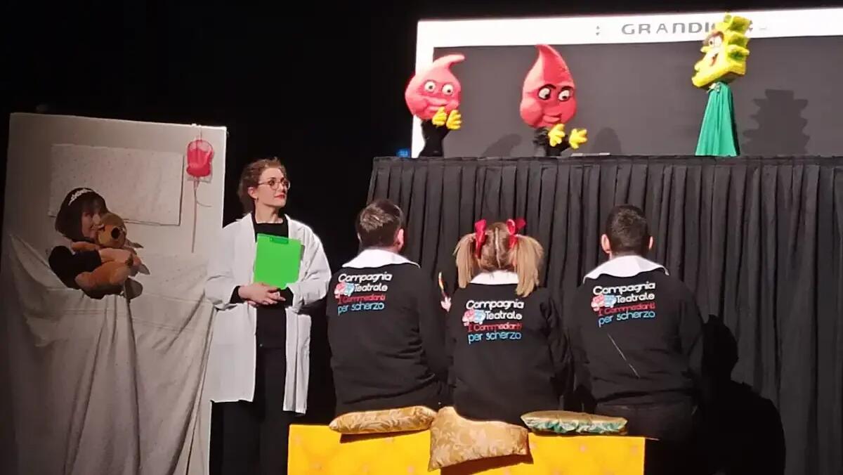 "Gocciolina" in scena a Pordenone per promuovere la donazione del sangue - 