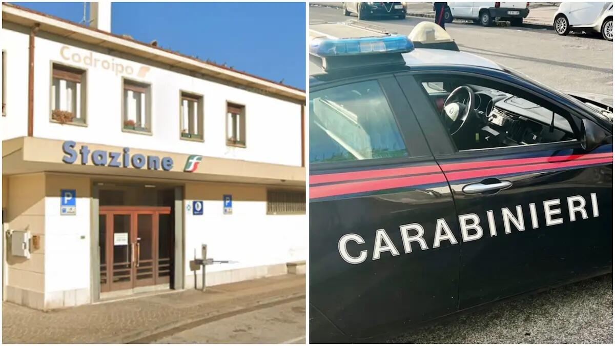 Fermato alla stazione di Codroipo con forbici e due coltelli: denunciato un 27enne senza fissa dimora - 