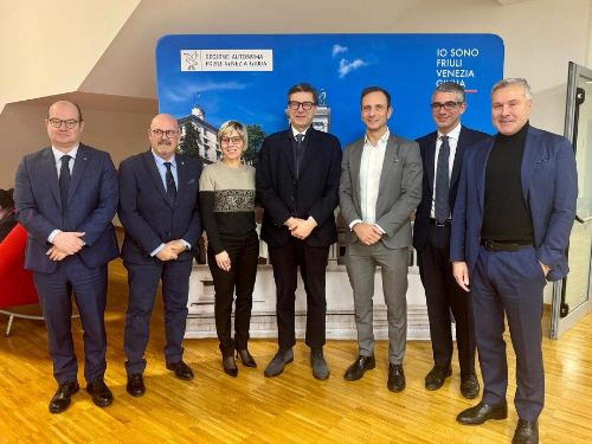 Incontro tra governatore Fedriga e ministro Giorgetti a Udine - 