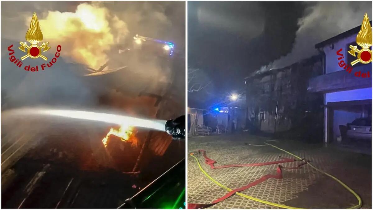 Divampa un incendio nella notte: abitazione distrutta dalle fiamme, paura per le altre case - 