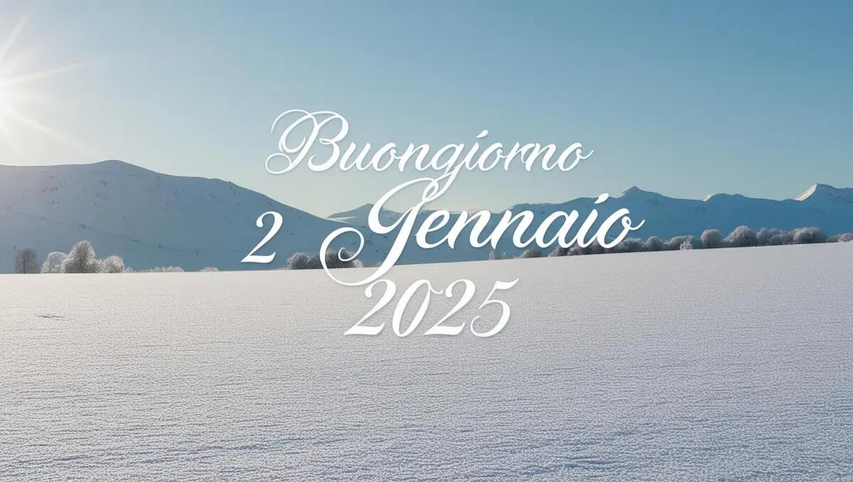 Buongiorno 2 gennaio 2025: frasi e immagini per iniziare l'anno con positività - 