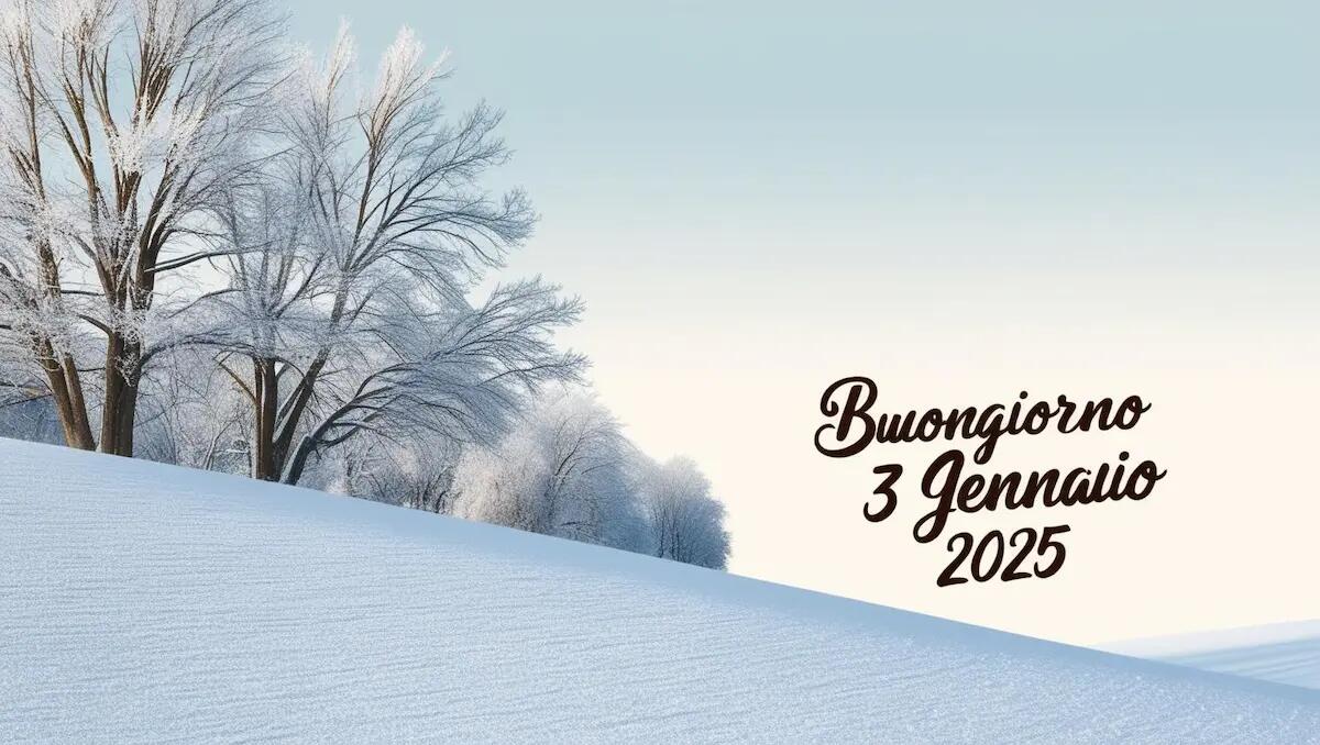 Immagini e frasi di Buongiorno per il 3 gennaio 2025: quali condividere - 
