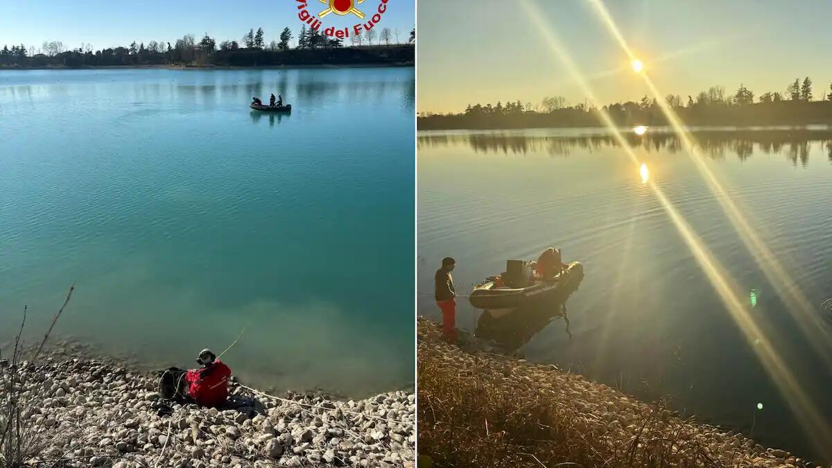 Spresiano, continua la ricerca di un’auto e del corpo di una donna nel lago Le Bandie - 