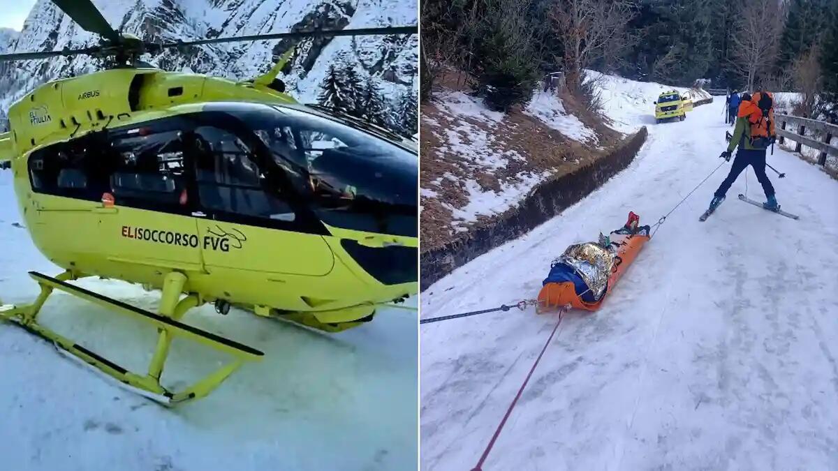Due incidenti sulla neve ghiacciata in Friuli: i soccorsi a Lusevera e Chiusaforte - 